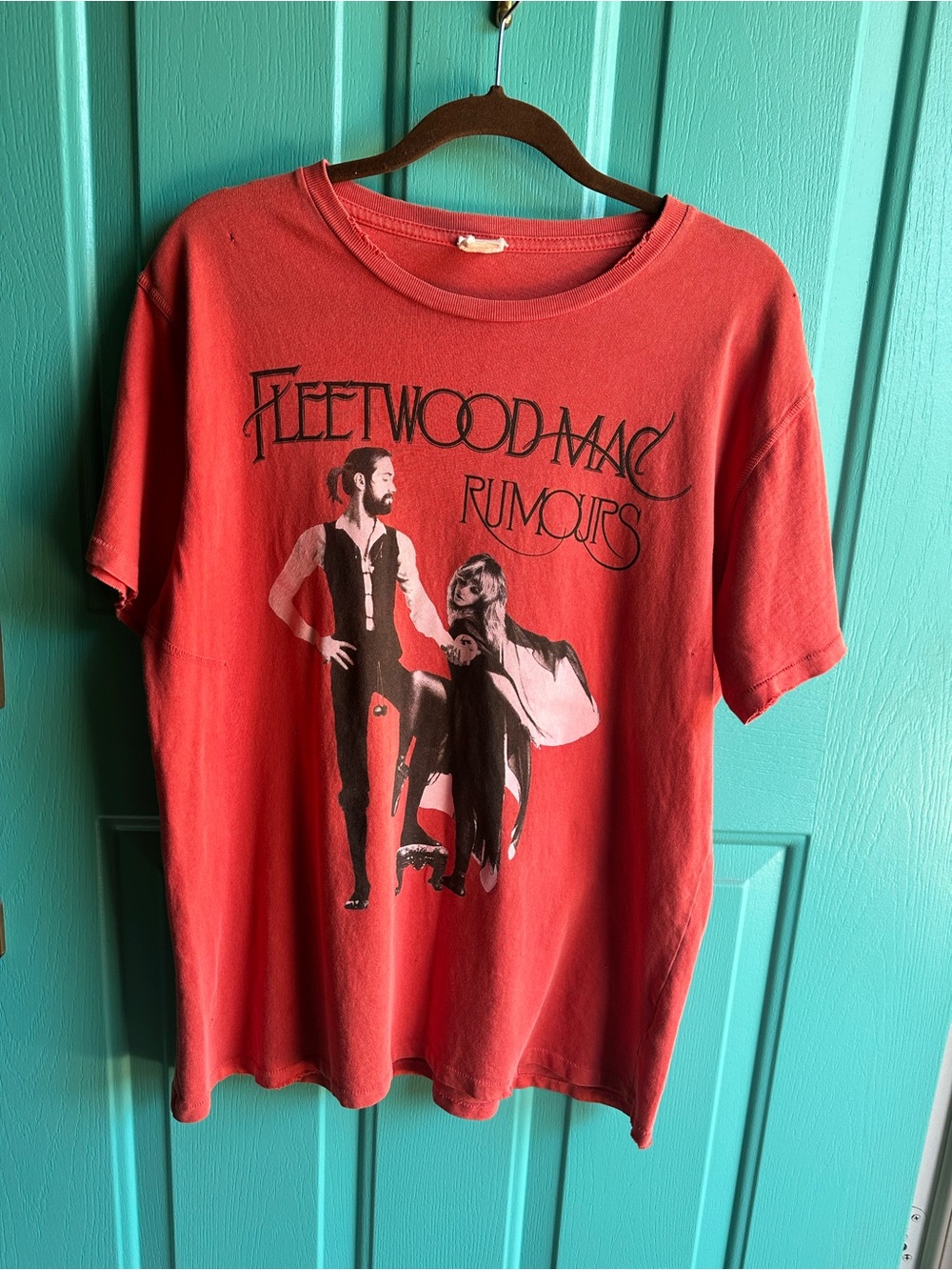 Fleetwood Mac Rumours Red Graphic Tee-Madeworn